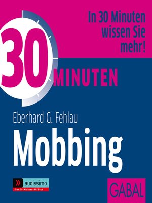 cover image of 30 Minuten Mobbing